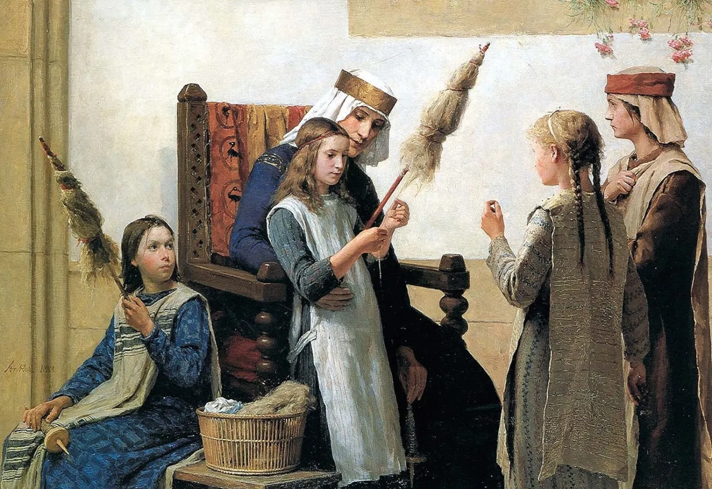 Sur le tombeau de la reine Berthe