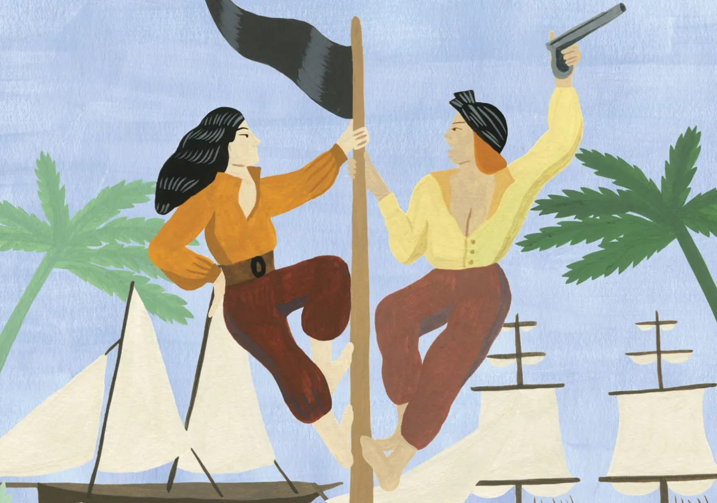 Anne Bonny et Mary Read, les amants pirates