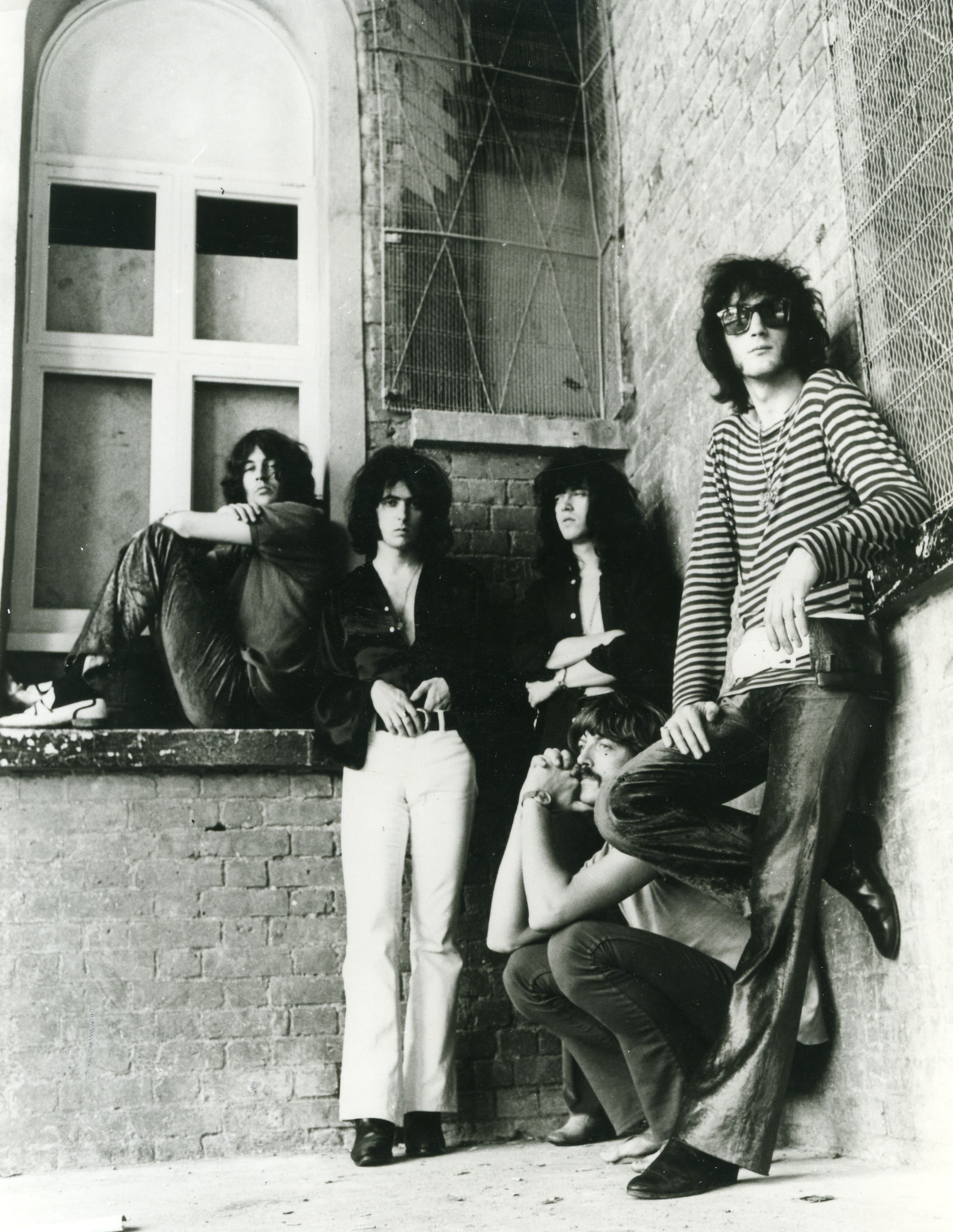 Deep Purple, 1969. (De gauche à droite) Ian Gillan (chant), Ritchie Blackmore (guitare), Ian Paice (batterie), Jon Lord (claviers) et Roger Glover (basse).