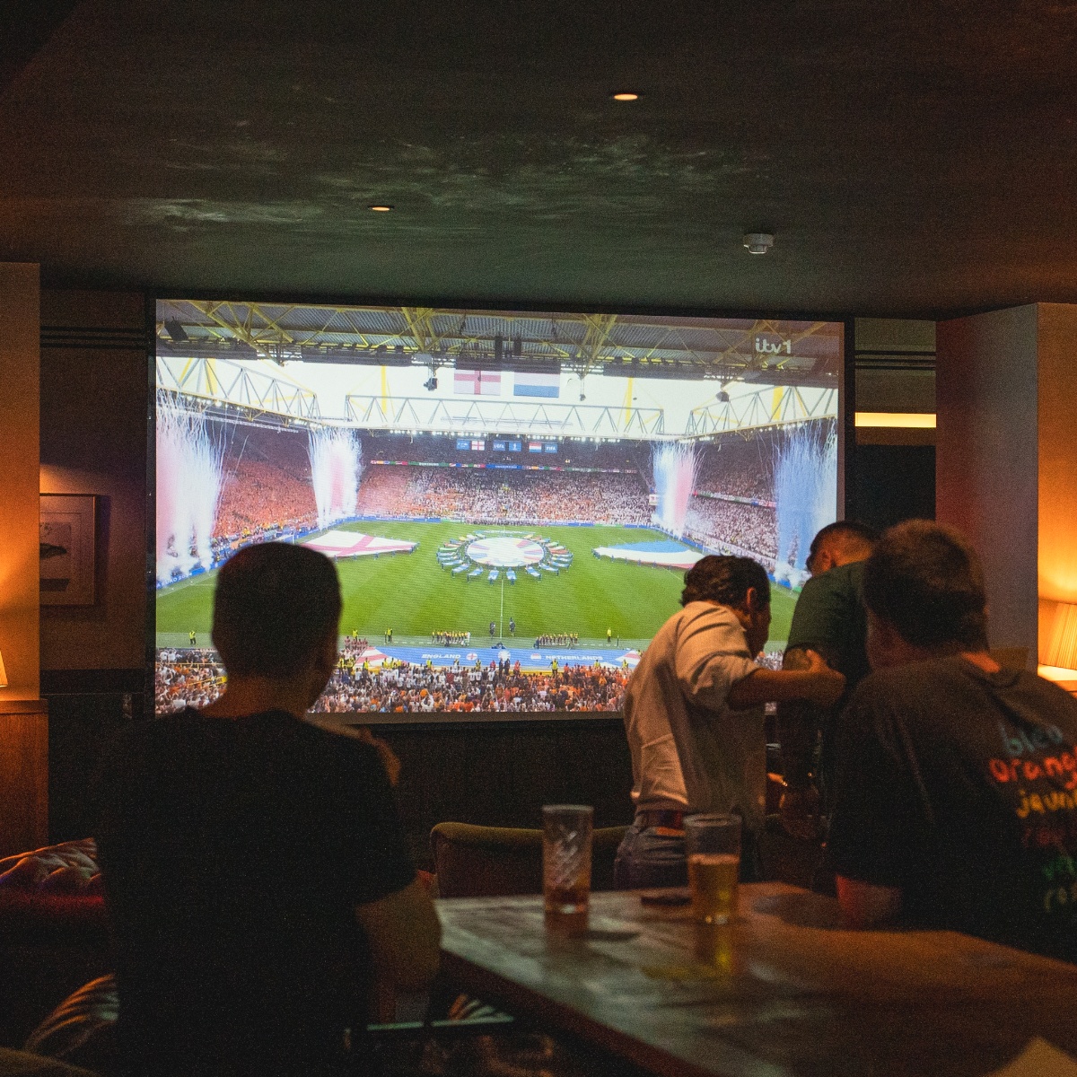 Big games on the big screen