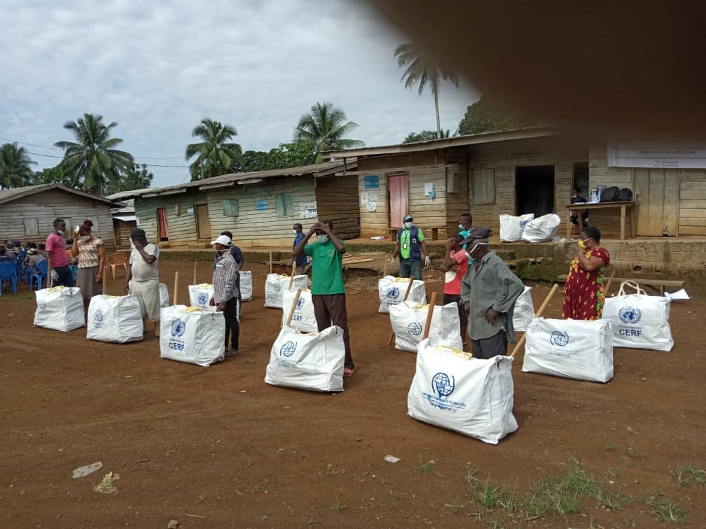 Distribution Core Relief Items done by IOM