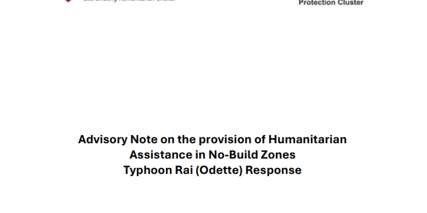 Advisory Note on the provision of Humanitarian Assistance in No-Build Zones 2022