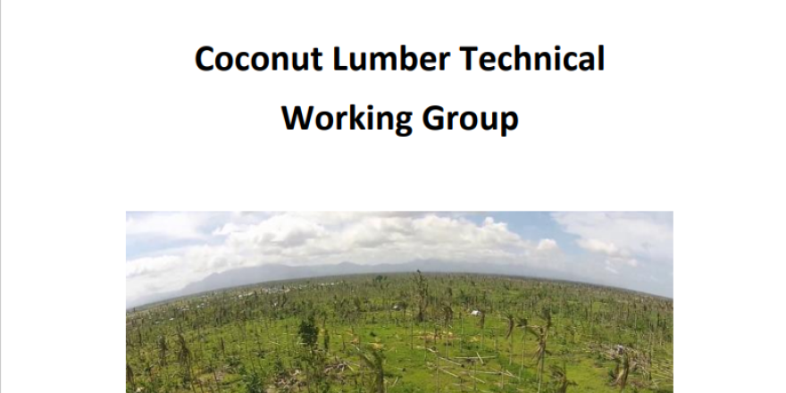 Coconut Lumber Technical Working Group