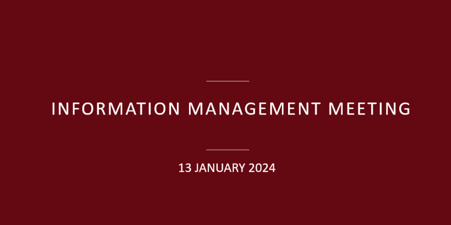 Slides of PSC IM Meeting on HNP Indicators and Data Collection 16 Jan