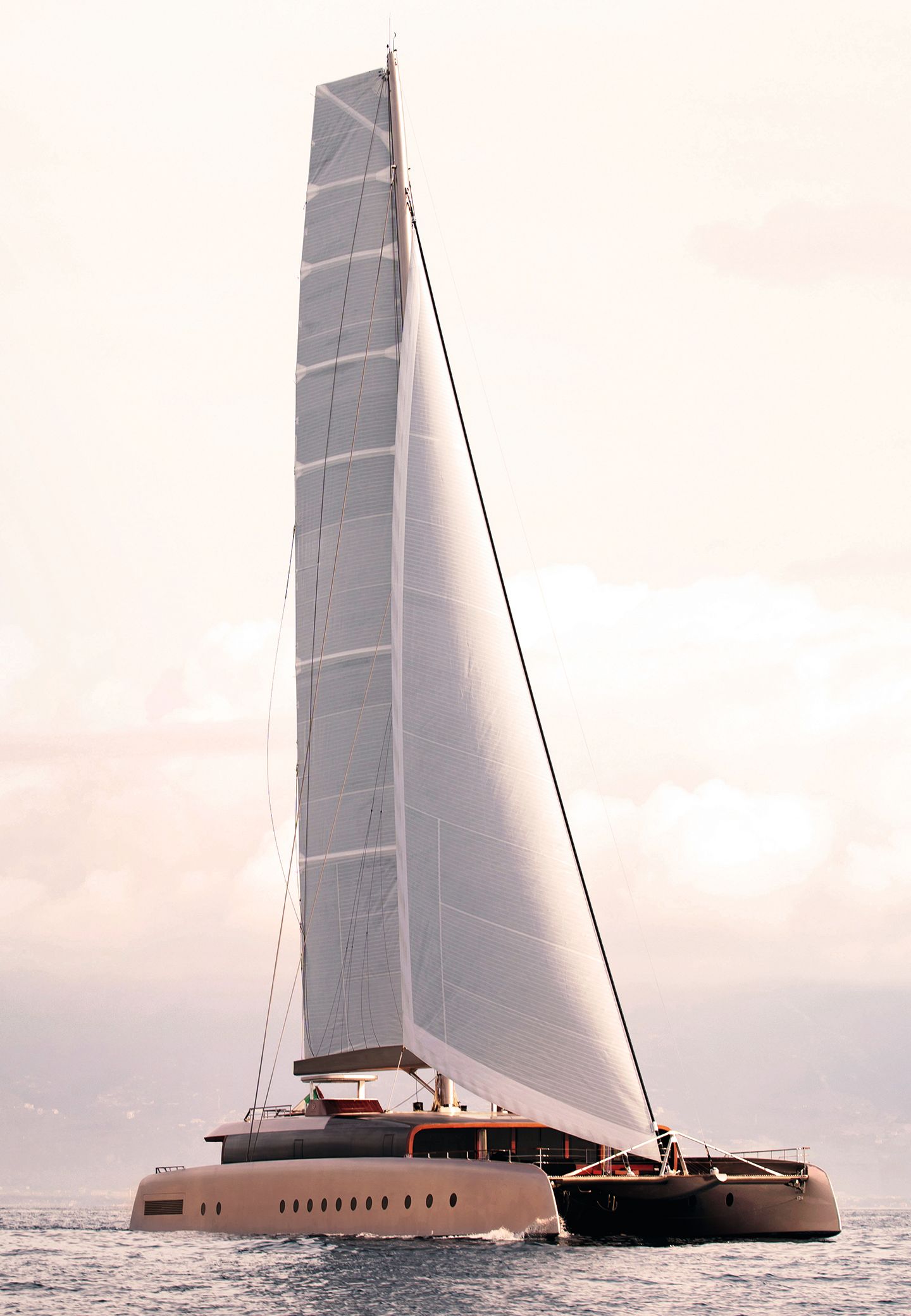 Art Explorer from afar showing whole sail