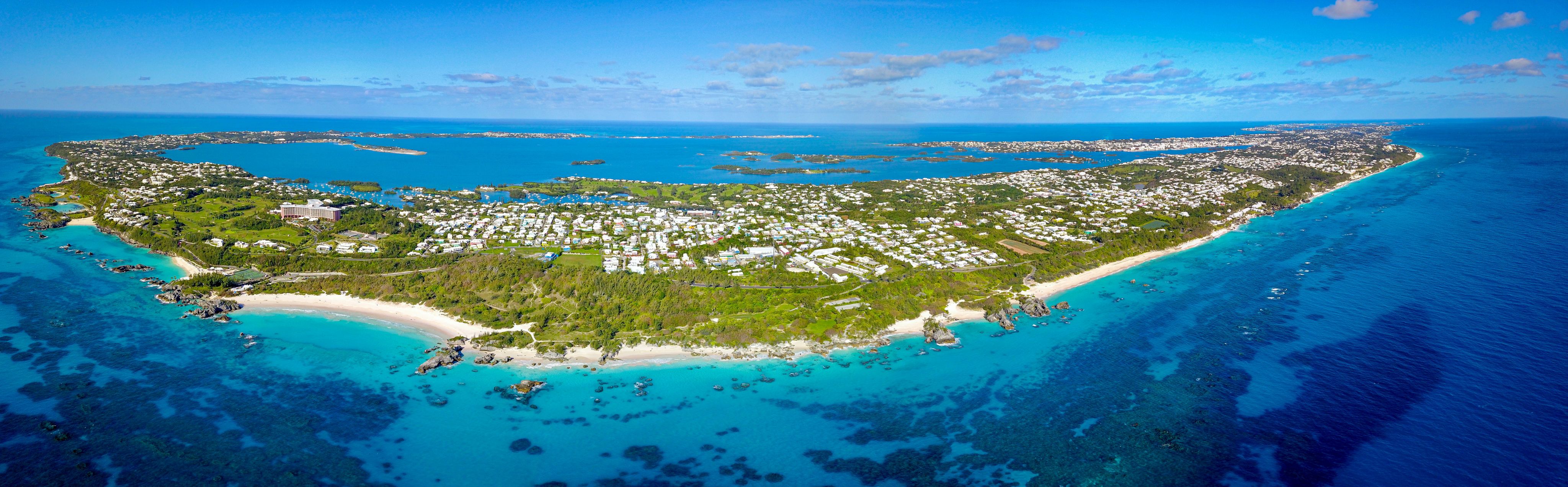 Bermuda from the sky
