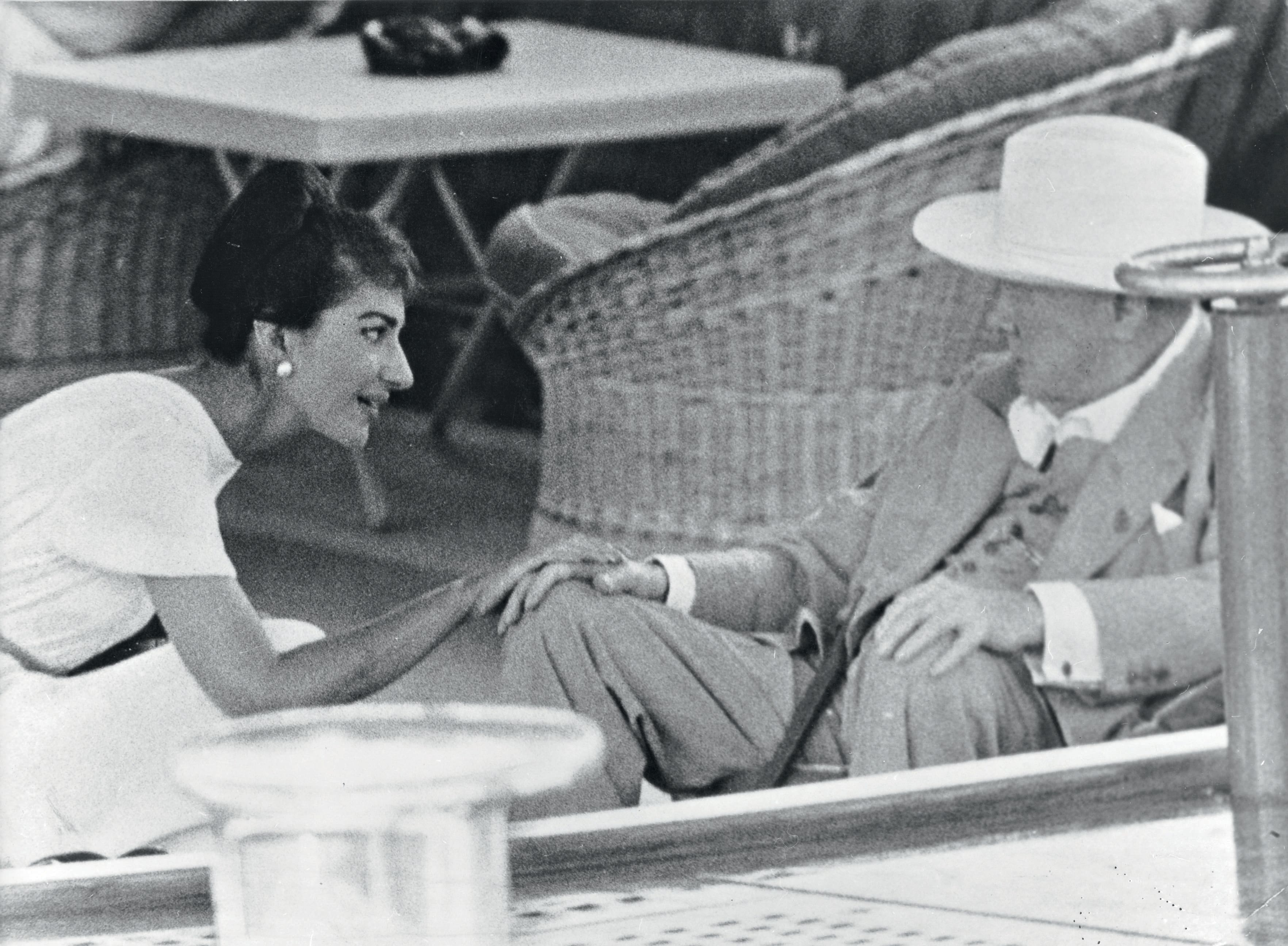 Maria Callas and Winston Churchill 