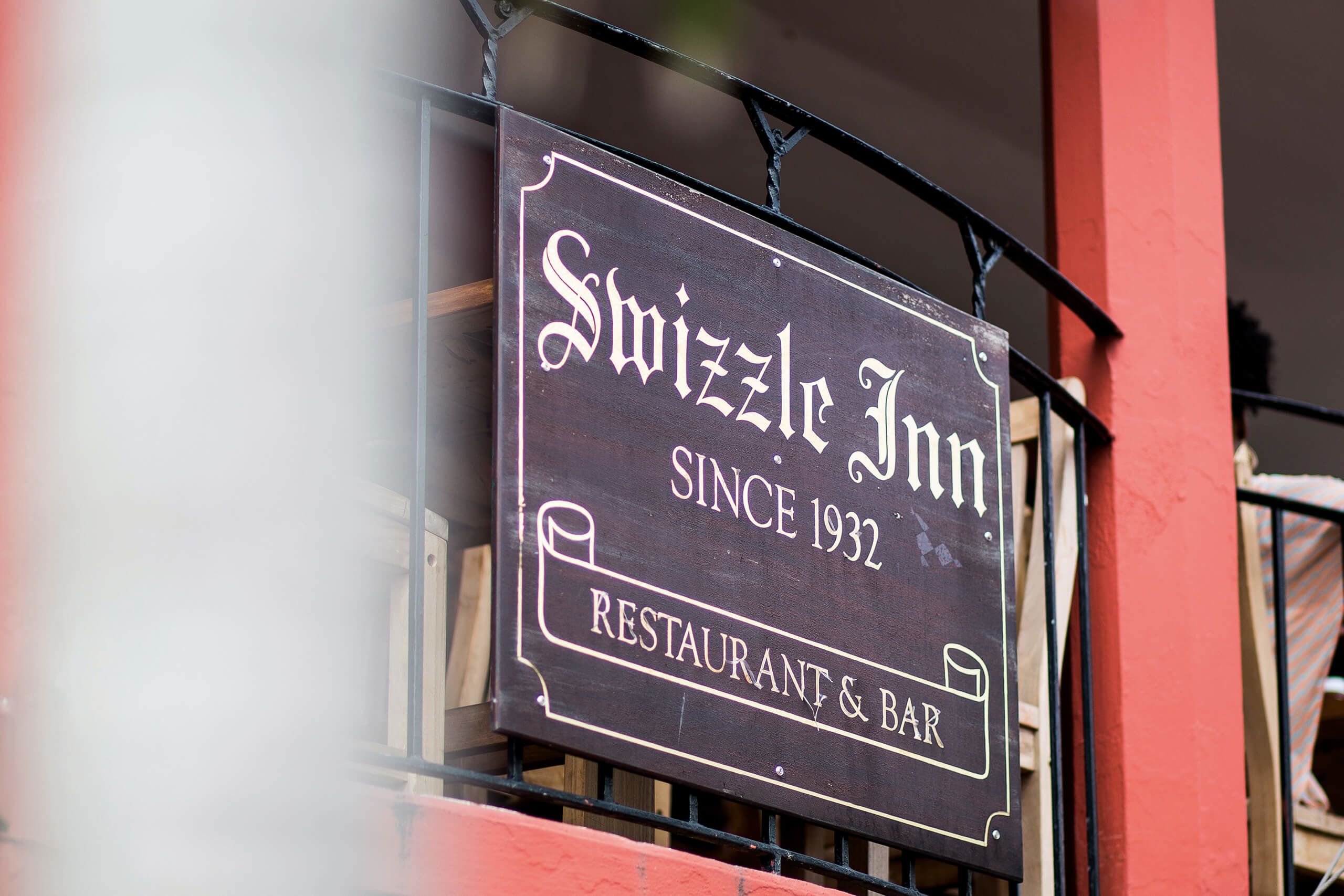 Swizzle Inn sign