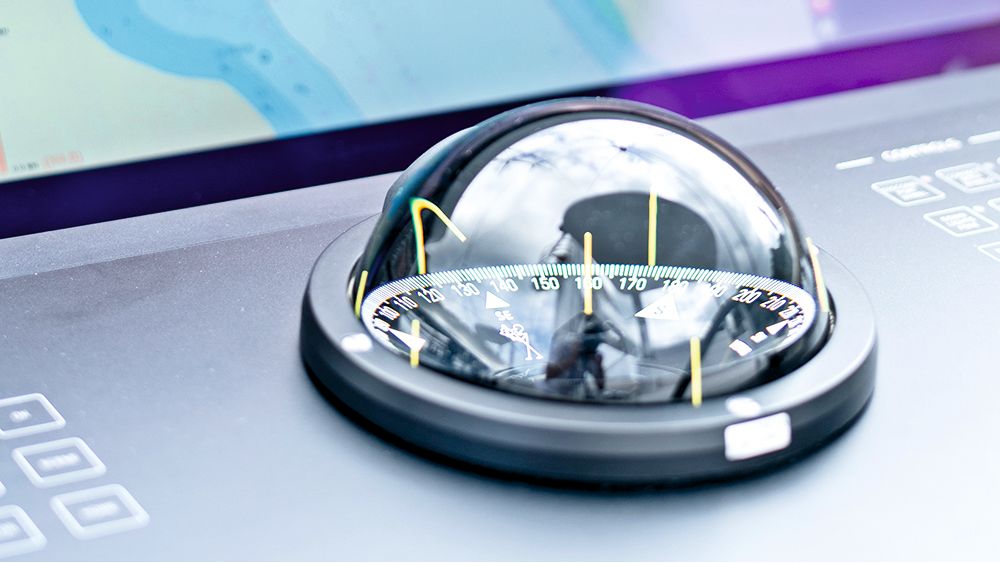 Compass on deck