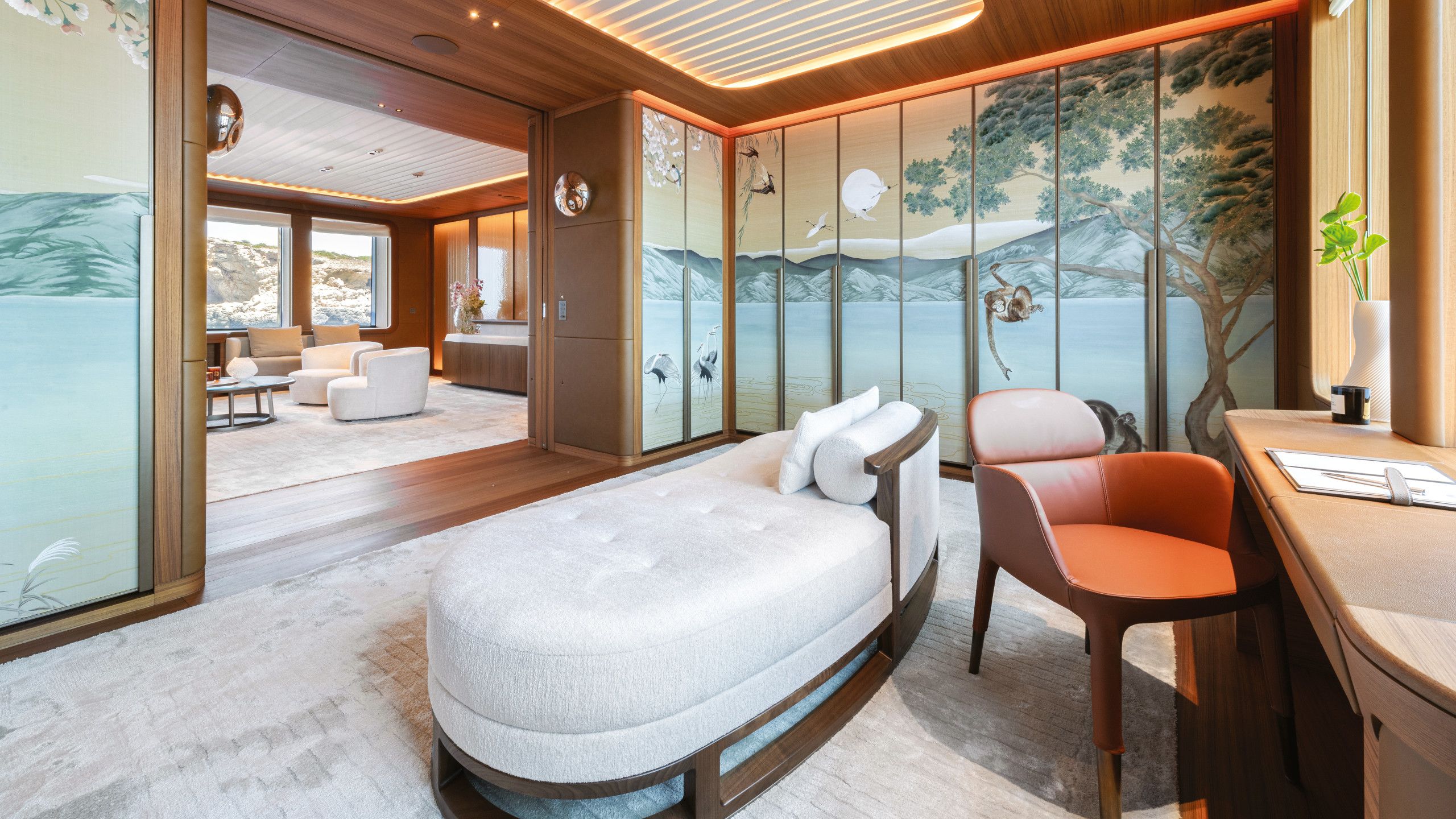 A room in the owner's suite