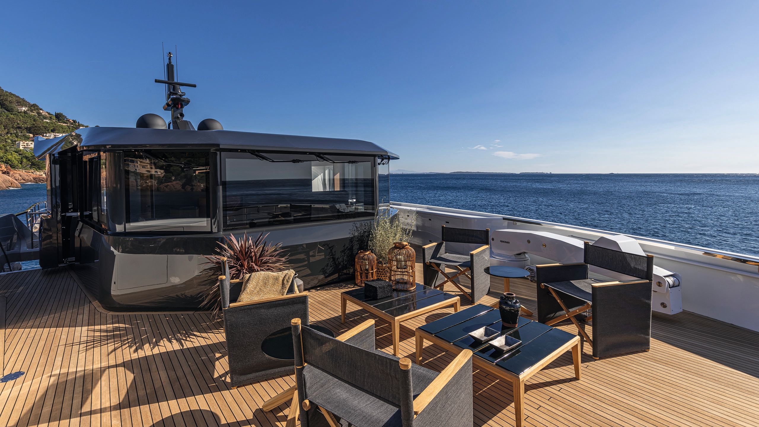 View of the sun deck