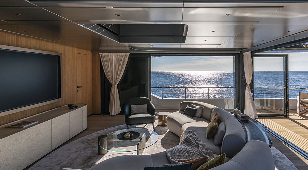 Indoor lounge area