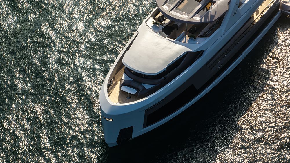 Mazu's nose from above