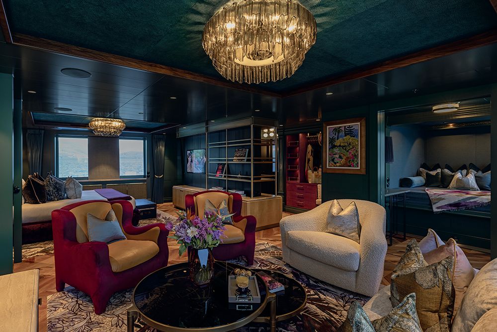 Lounge area in bedroom suite