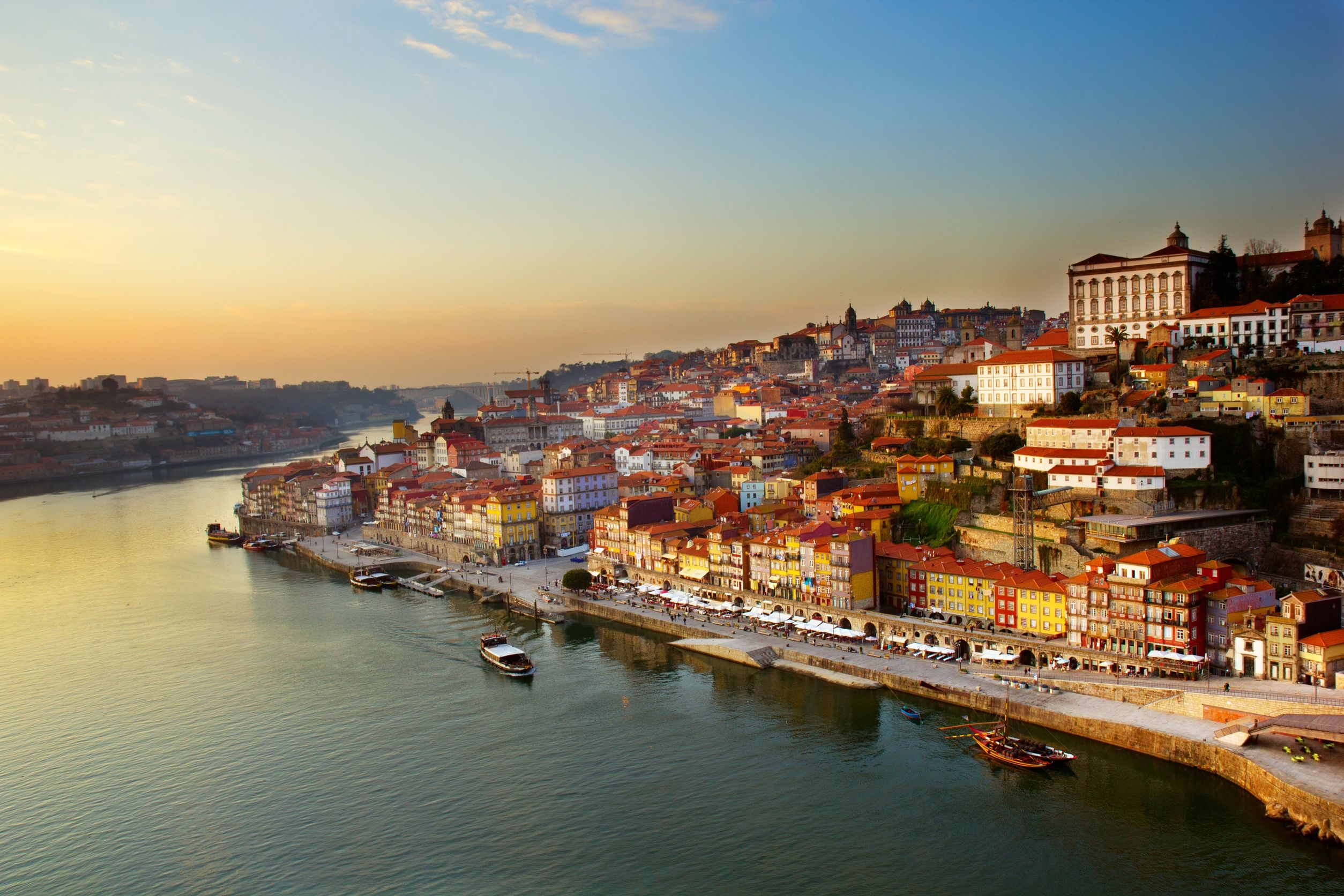 Sunset in Porto, Portugal