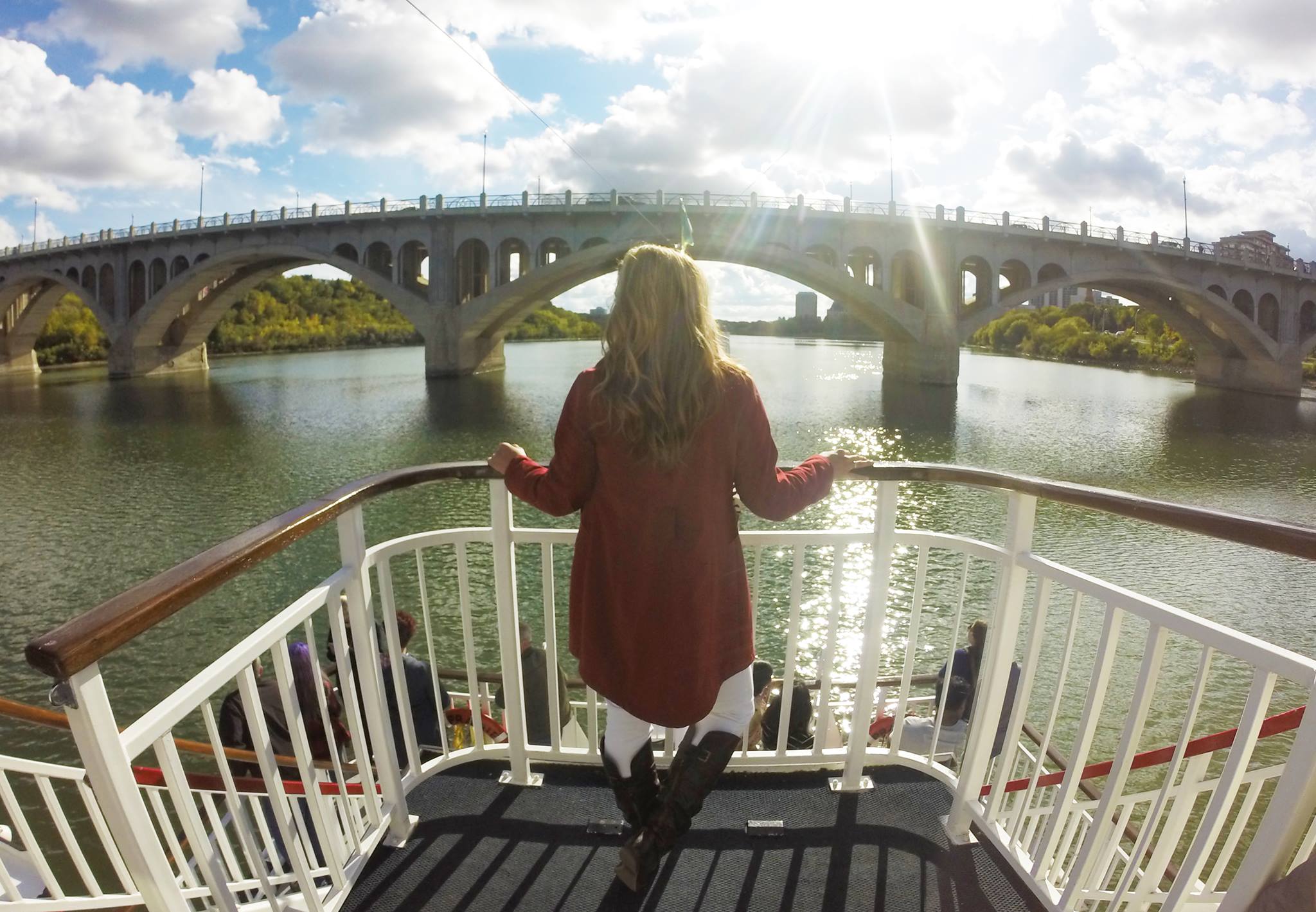 Riverboat ride in Saskatoon, Canada