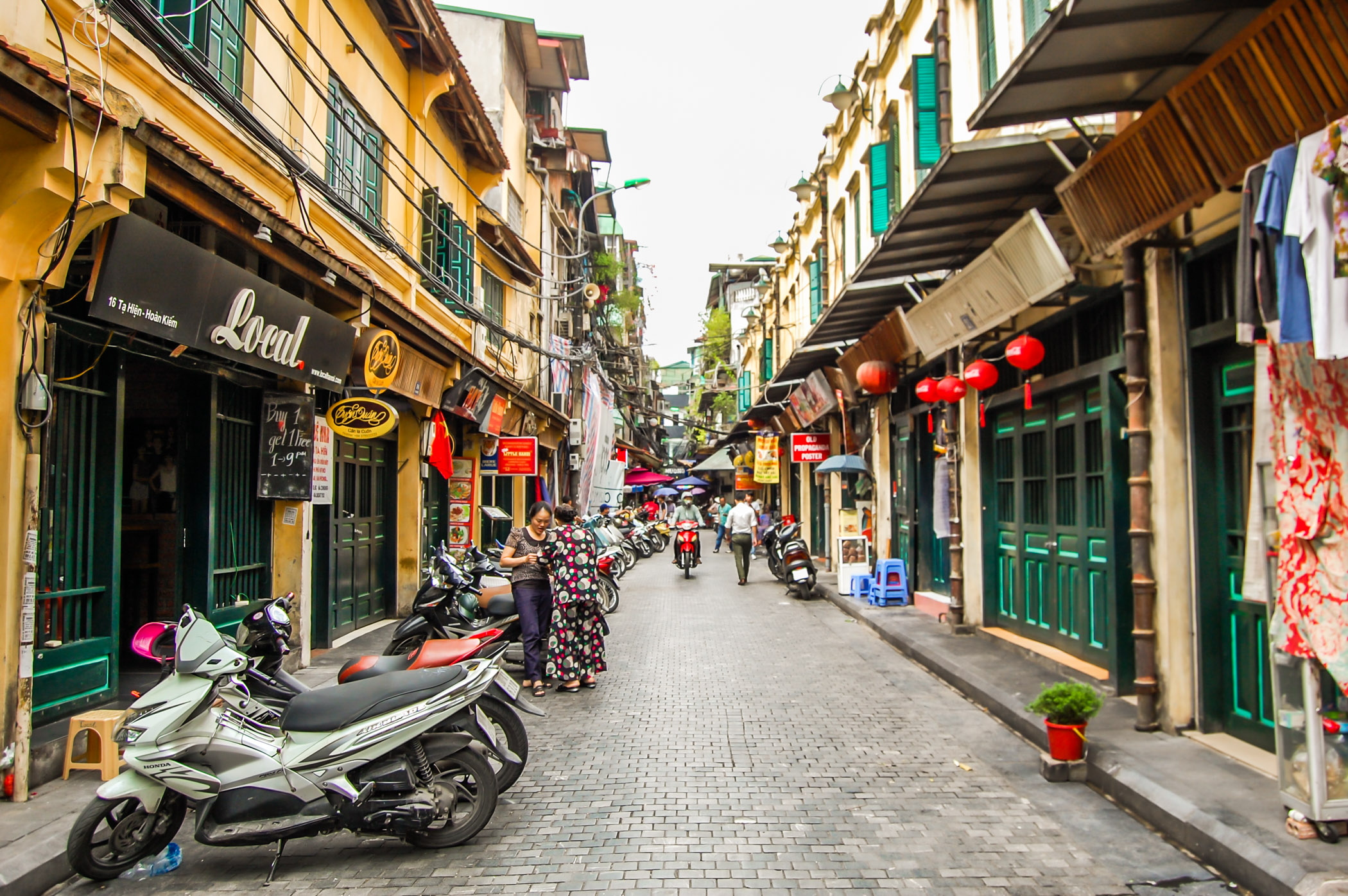 the Old Quarter in Hanoi