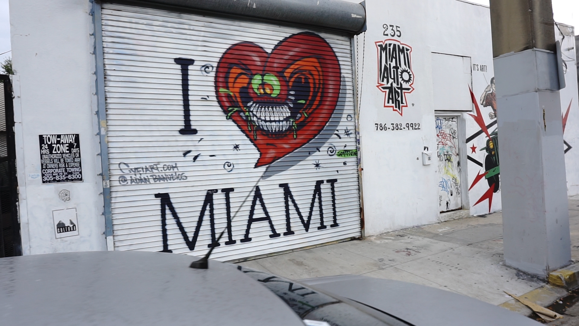 Street art in Wynwood Arts District in Miami