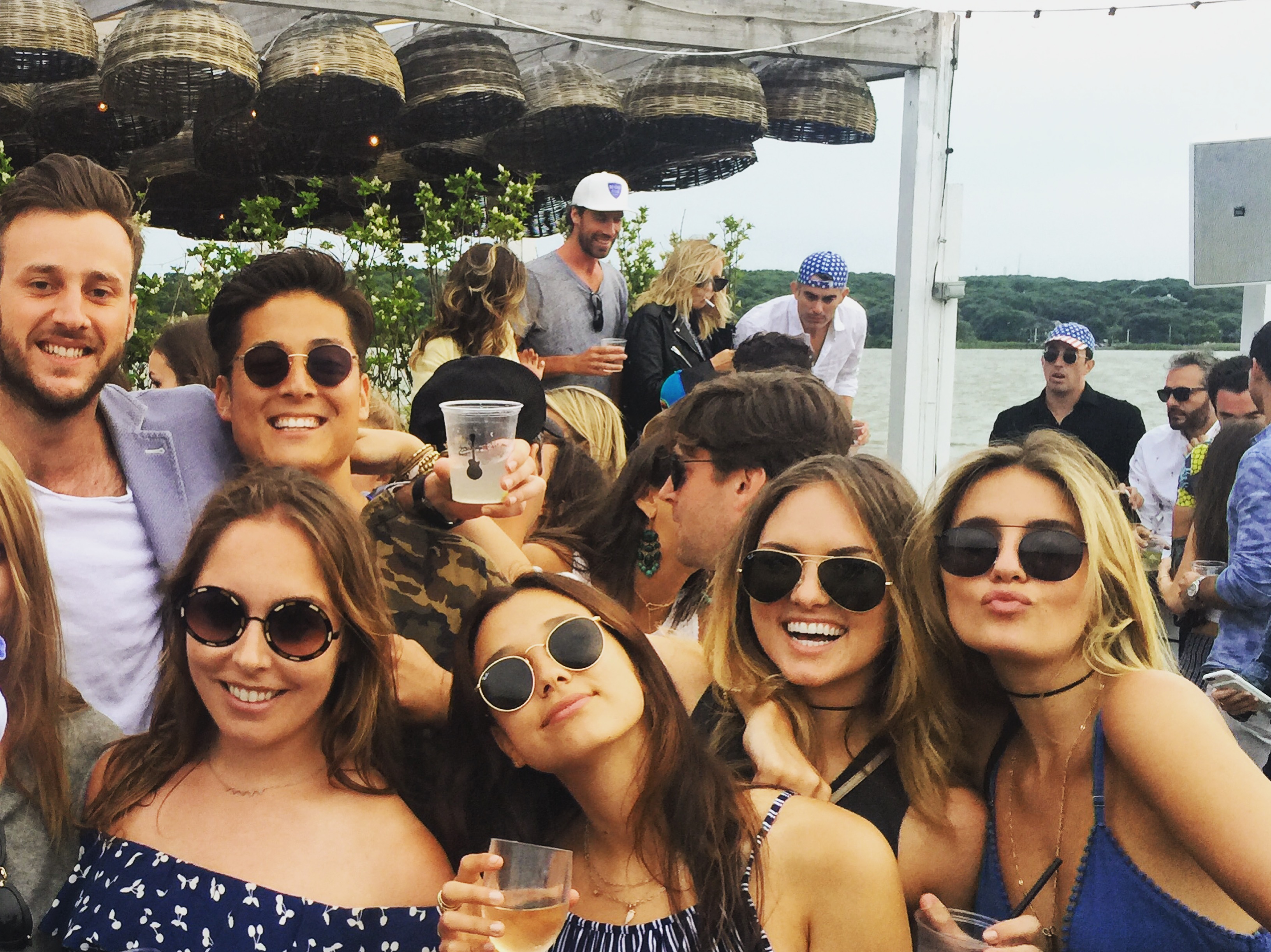 A Hamptons party