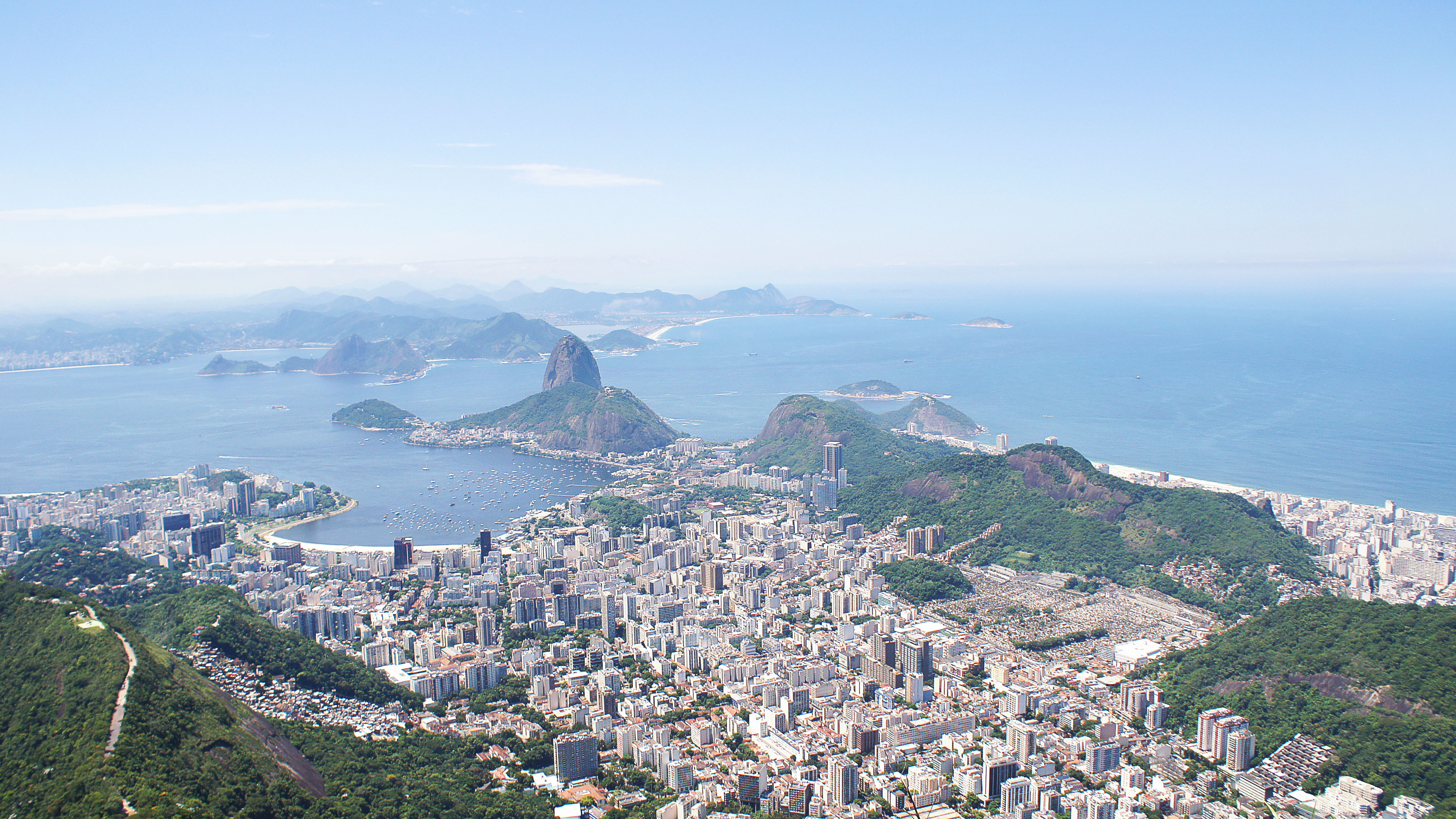 A panoramic view of Rio de Janeiro