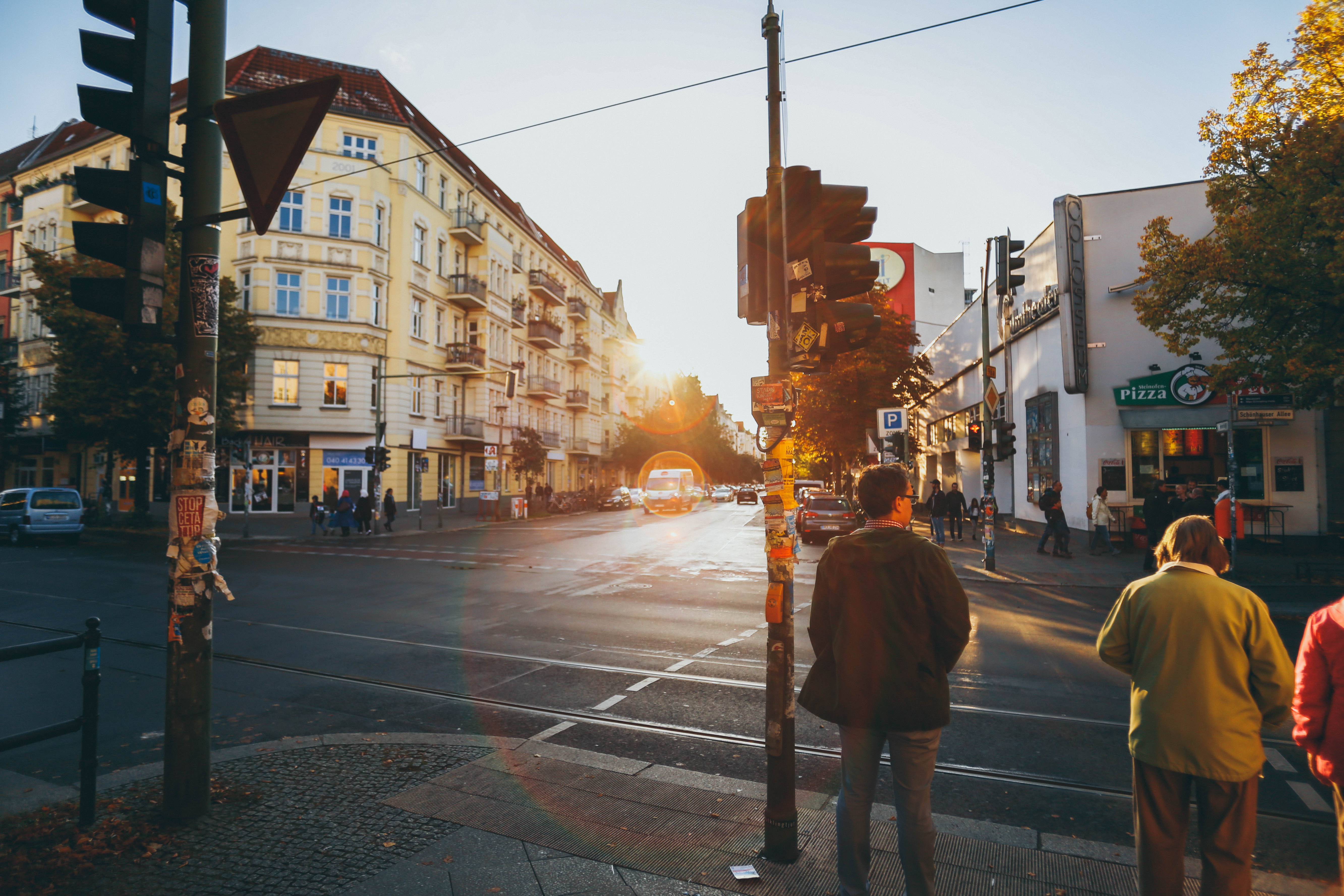 An intersection in Berlin