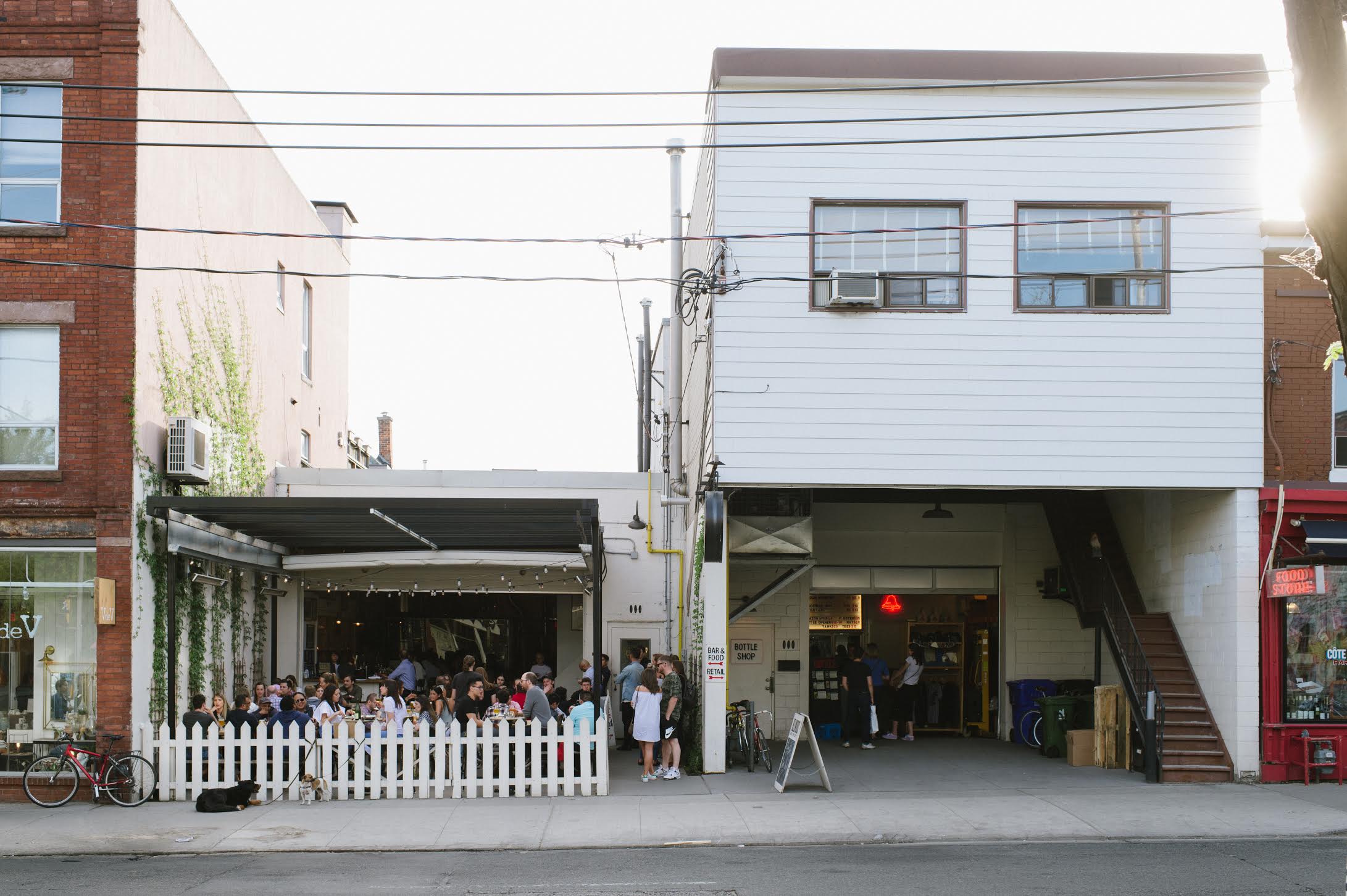 Bellwoods Brewery outside