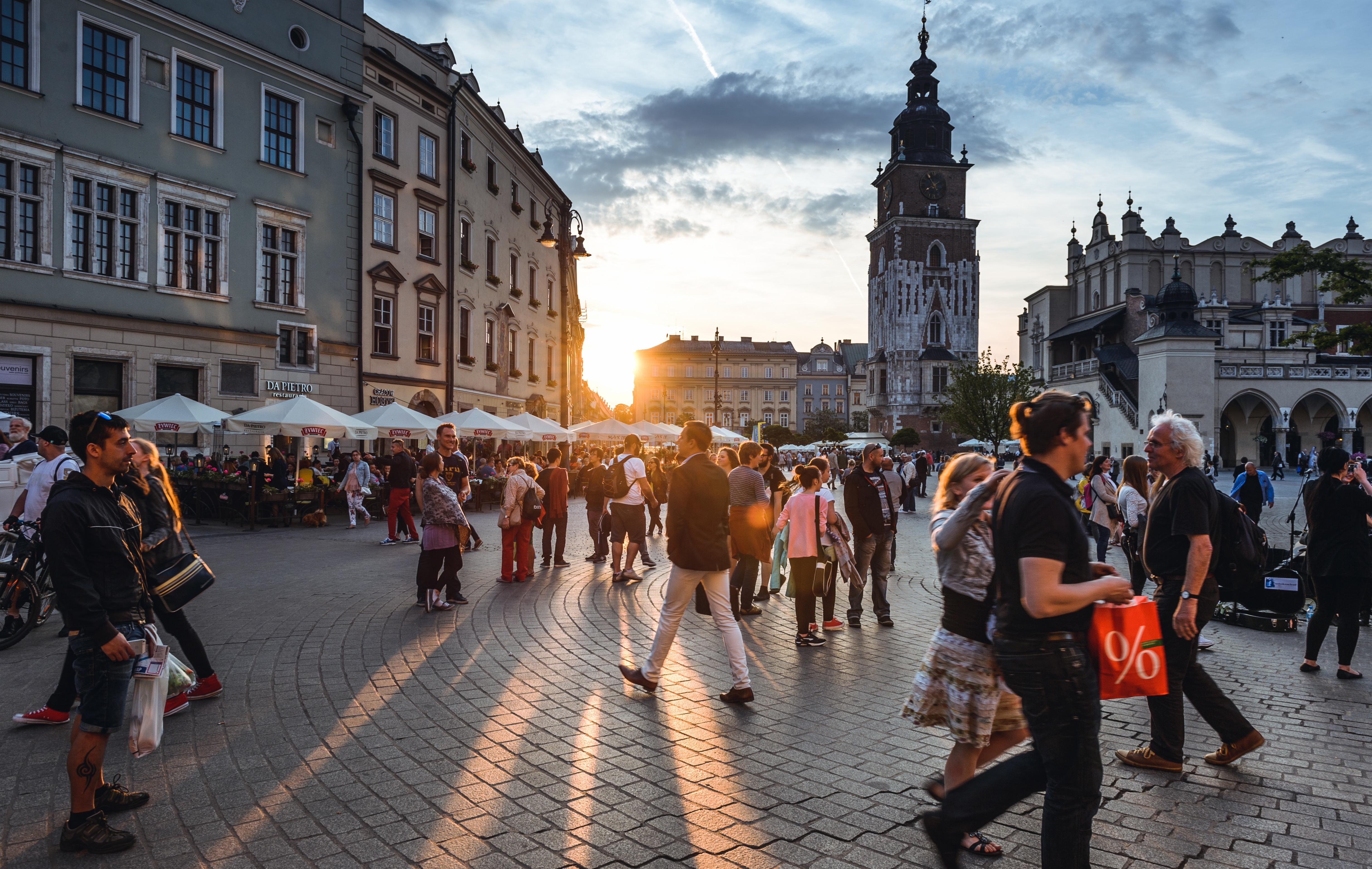 People in Krakow