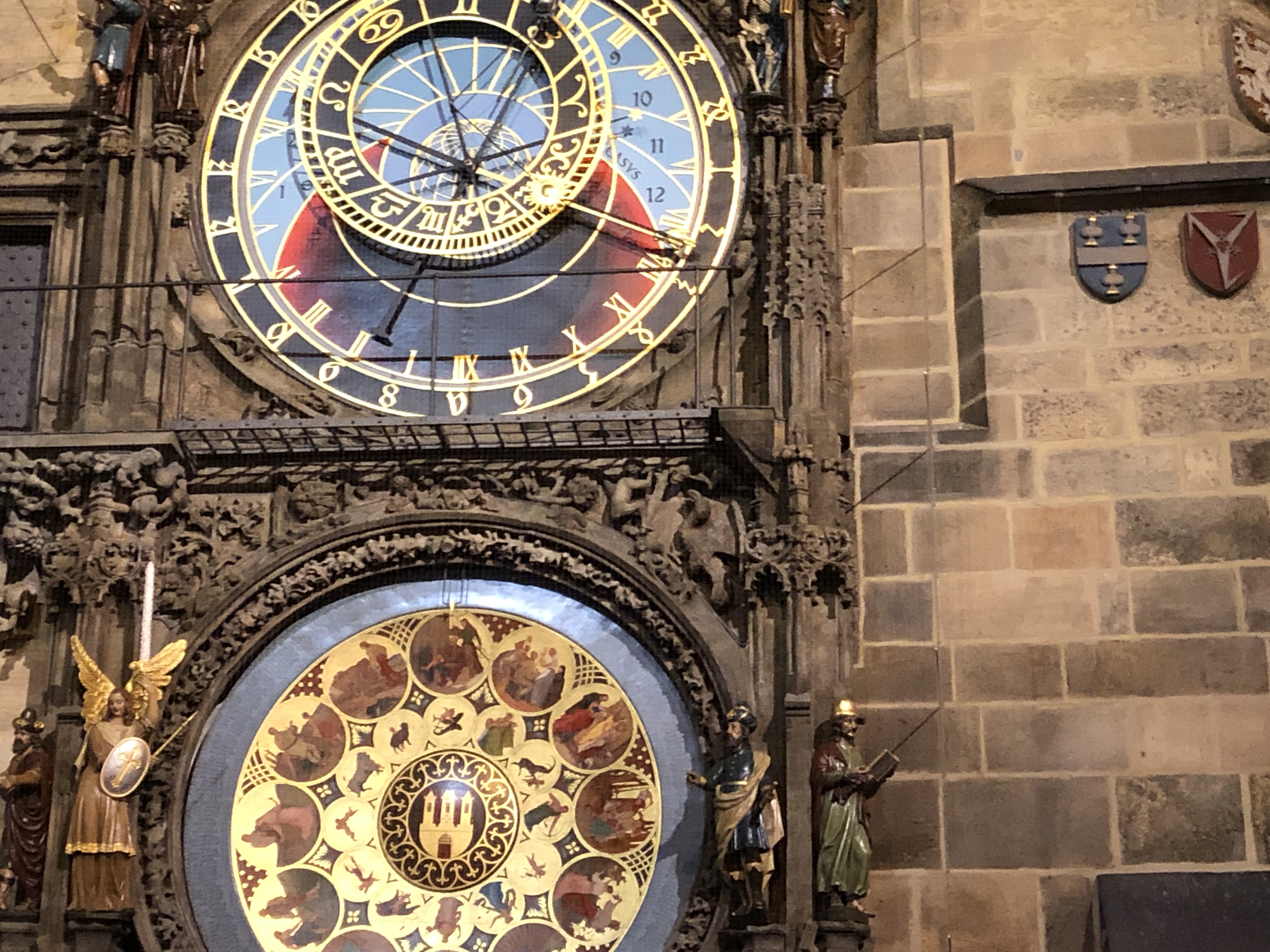 famous astronomical clock in Prague