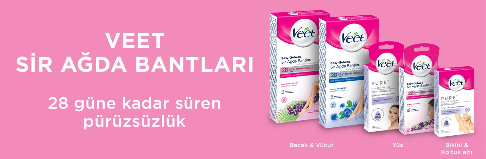 Veet Guzellik Sirlari Tuy Dokucu Krem Agda Bantlari