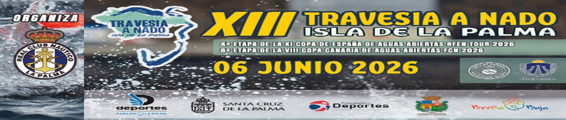 XIII Travesía a NADO ISLA de la Palma 2026