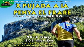 X PUJADA A LA PENYA DEL FRARE MURO D'ALCOI