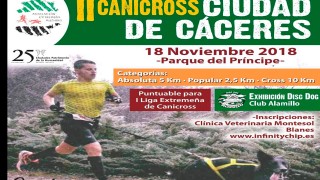 II CANICROSS CIUDAD DE CÁCERES  Y I CROSS CIUDAD DE CÁCERES