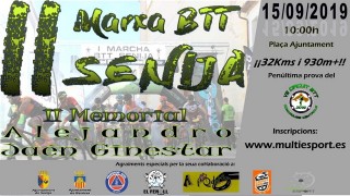II MARXA BTT SENIJA. MEMORIAL ALEJANDRO JAEN GINESTAR