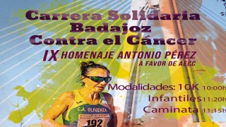 IX Carrera "Solidaria Badajoz contra el Cáncer" - Homenaje a Antonio Pérez González