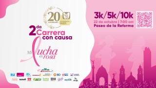 2DA CARRERA CON CAUSA FUNDACIÓN IMSS 2023 MI LUCHA ES ROSA