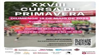XXVIII CURSA DE PRIMAVERA 2025 DE SANT ANDREU DE LA BARCA