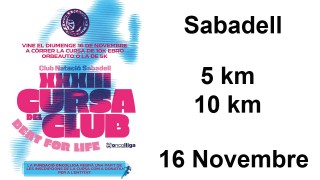 XXXIII Cursa del Club Natació Sabadell Beat for Life