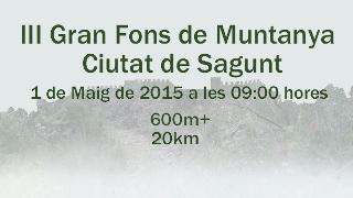 III Gran Fons de Muntanya Ciutat de Sagunt