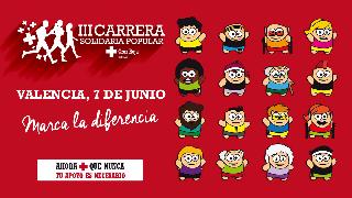 III Carrera Solidaria Popular de Cruz Roja en Valencia