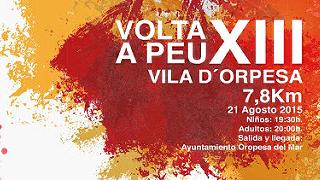 XIII Volta a Peu Vila d' Orpesa