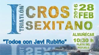 I Triatlon Cros Sexitano Almuñecar 2016, TODOS CON JAVIER RUBIÑO