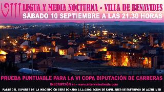 VIII LEGUA Y MEDIA NOCTURNA DE BENAVIDES