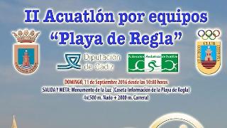 II ACUATLON POR EQUIPOS PLAYA DE REGLA