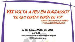 VII Volta a Peu Burjassot Contra La Violencia de Genero y Las Drogodependencias