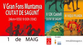 V GRAN FONS  MUNTANYA CIUTAT DE SAGUNT