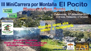 III Mini Carrera Por Montaña "El Pocito" - "Memorial Fran Pardo"