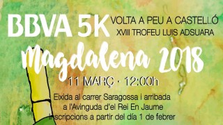 BBVA 5K VOLTA A PEU CIUTAT DE CASTELLÓ. XVIII TROFEU LUIS ADSUARA