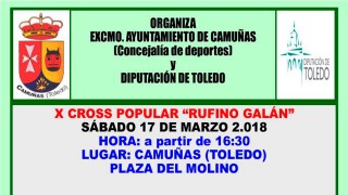 X CARRERA POPULAR “CROSS RUFINO GALÁN”