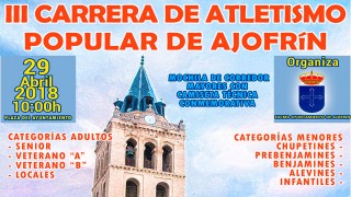 III CARRERA DE ATLETISMO POPULAR DE AJOFRÍN