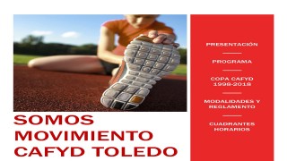 FIESTA XX ANIVERSARIO FACULTAD DE CIENCIAS DEL DEPORTE DE TOLEDO